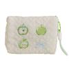 Simple Quilting Women's Cosmetic Bag Cute Cartoon Embroidery Female Travel Wash Storage Bags Large Cute Students Pencil Case