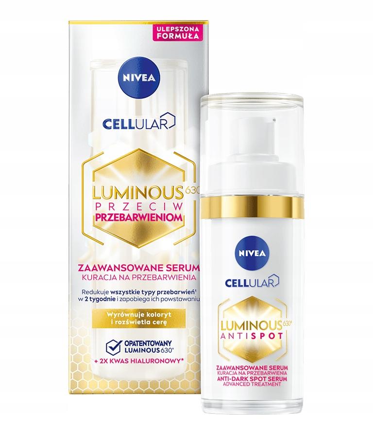 Nivea Luminous 630 Anti-Age Serum 2In1 For Discoloration And Wrinkles 30Ml
