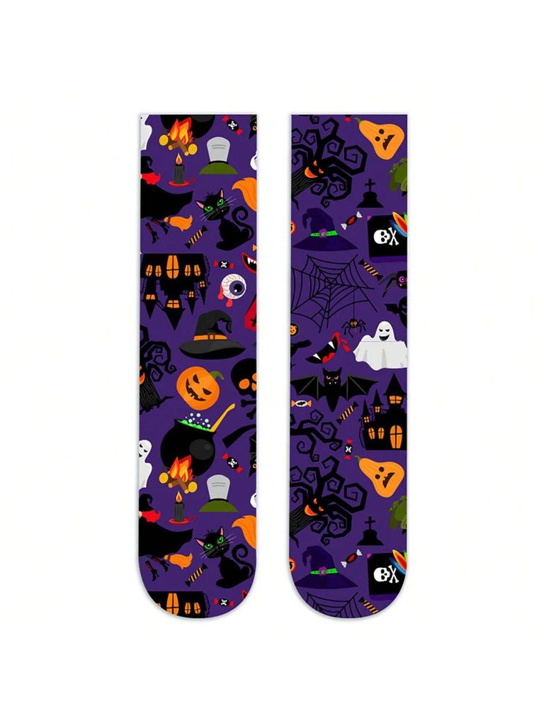 Novel, Happy, and Humorous Men's Socks 3D Animal Printed Women's Socks Personalized Halloween Funny Socks Halloween Gifts
