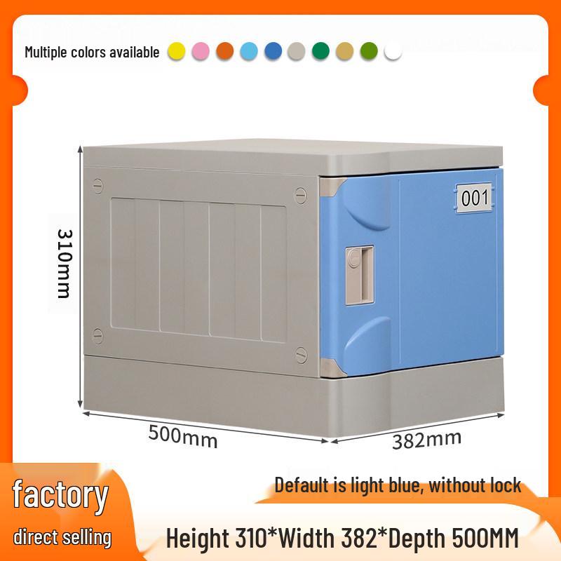 ABS Plastic Student Storage Cabinet with Fingerprint Lock, Anti-collision, Anti-mildew Features