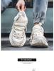 Men's Shoes With Breathable Mesh Thick Sole Increased Height Niche Design Casual Sports Running Anti Slip Bread Dad