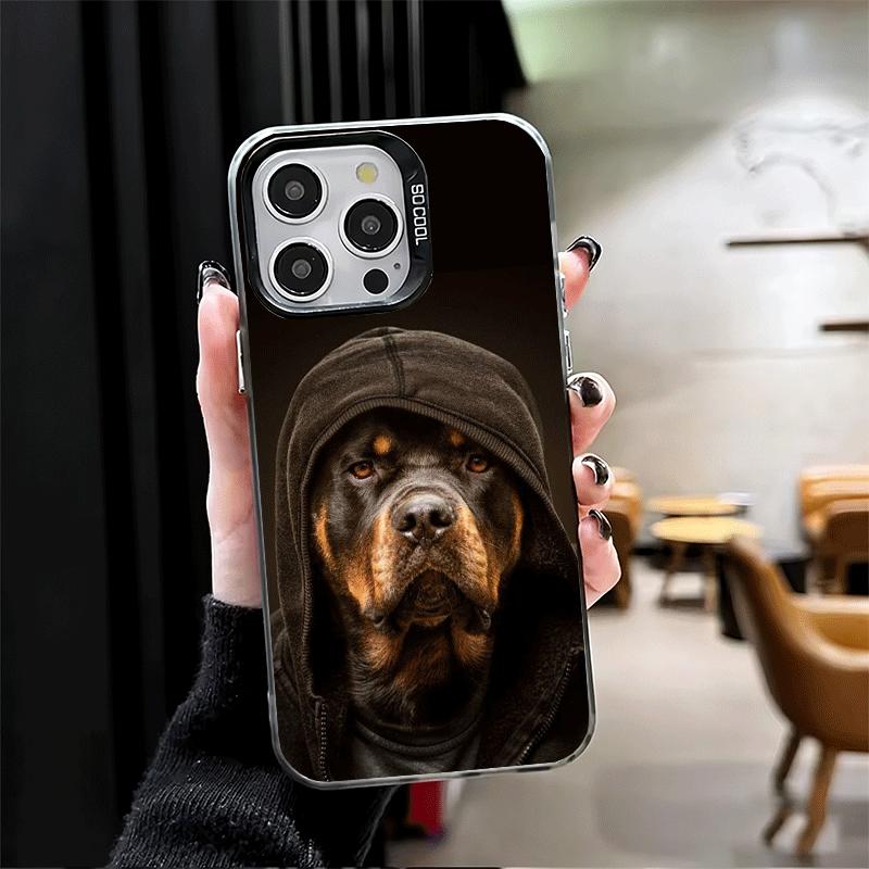 Rottweiler Dog Shockproof Phone Case for iPhone 17 Air 16 16E 15 Pro Max 14 Plus 13 Mini 12 Back Cover Anti Fall Fundas