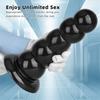 Black Bead Tower Five-bead Pull Bead Anal Plug Anal Anus Anal Expansion Sex Toys Penis