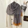 Elegant Women Cotton Scarf Beach Wrap Shawl Retro Print Ladies Sunscreen Bandanas Hijab Mujer Boho Scarve Pareo Casual New