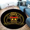 One Piece Straw Hat Pirates Round Area Rug Carpet Rug For Living Room Bedroom Sofa Playroom Decor Nonslip Floor Mat