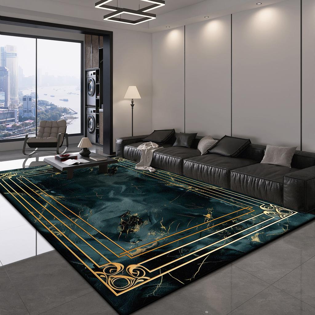 Nordischer Luxusteppich Wohnzimmerdekoration Lounge Kaffeetische Rutschfeste Große Teppiche 200x300 Faltbare Schlafzimmer Bettvorleger Weiche Matten