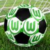 VfL Wolfsburg Indoor Soccer Ball Colorful Machine Stitched PVC Size 5 Team Training Competition Ready Durable High-Bounce Cool Sports Gift