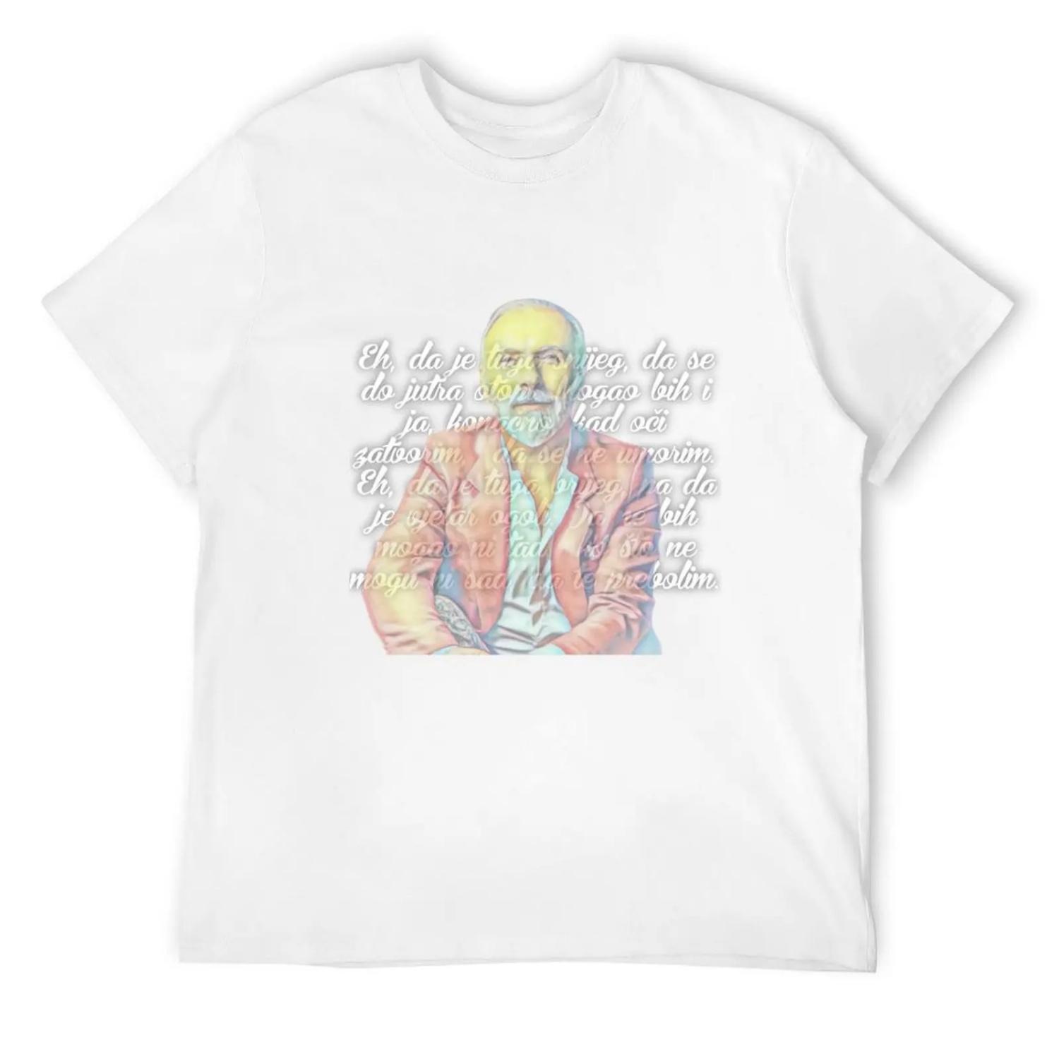 

Dino merlin DA JE TUGA SNIJEG T-Shirt T-shirts man shirts graphic blanks Man t-shirt mens workout shirts XXXXXL білий