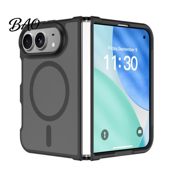 Protective Accessory for 2026 Phones Magnetic Matte Phone Case iPhone New, Full Hinge Anti Oxidation Material Cover Protection, Not Yellowing