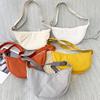 Simple Nyl Women's Hobos Crossbody Bags Lightweight Portable Female Travel Shoulder Bag Solid Color Ladies Purse Handbags