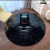 Batman Printed Round Rug Carpet Chair Rug Area Rug Entryway Doormats,for Office Chair Living Room Bedroom Kitchen Room.