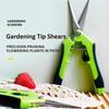Garden Stainless Steel Flower Scissors Pruning Fruit Pruning Grape Pruning Straight Head Gardening Scissors Pruning Flowers