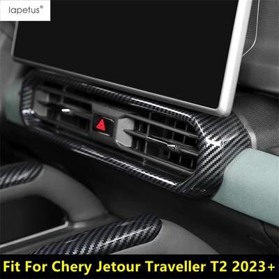 Central Conrtol Middle Air AC Conditioning Outlet Vent Panel Cover Trim For Chery Jetour Traveller T2  2024 2025 Accessories