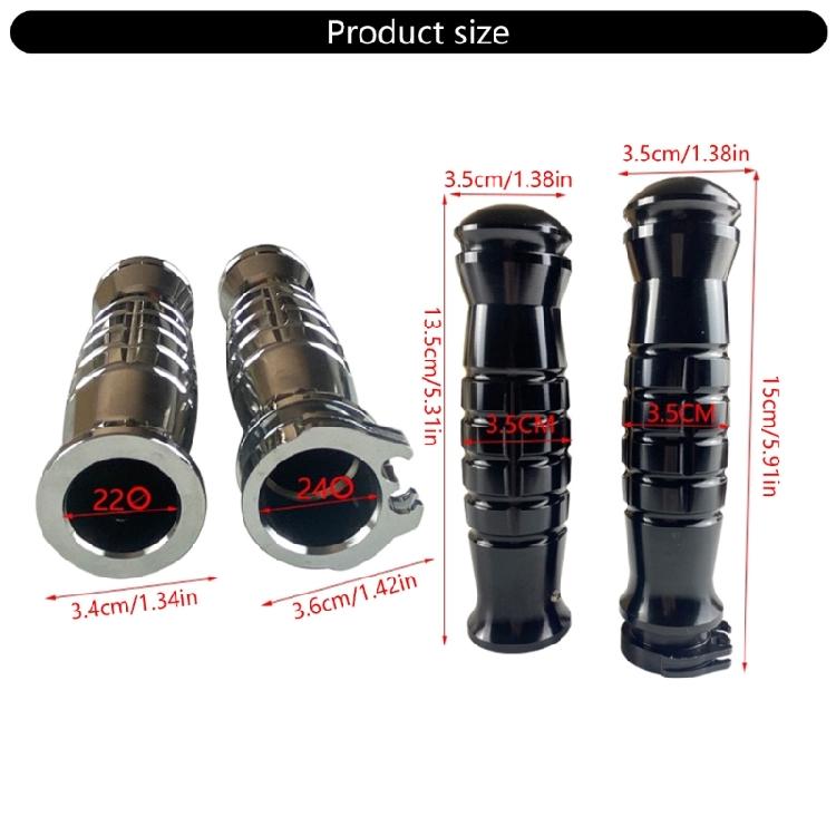 Aluminium Motorradgriffe für Lenker, Rutschfeste Designs, Verbesserte Ästhetik und Handling, Erhöhte Kontrolle & Haltbarkeit