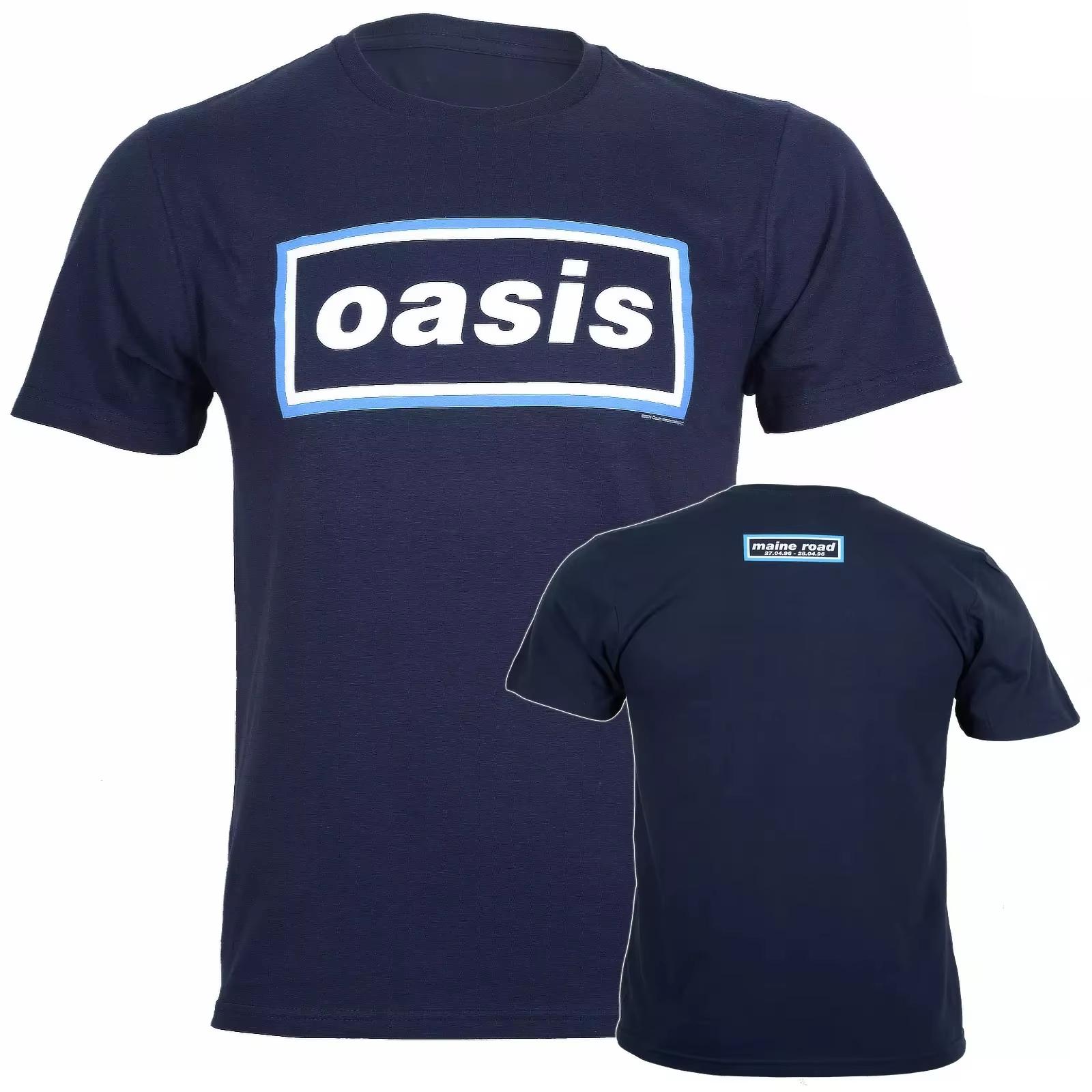 

Oasis T Shirt Maine Road Event Official Reunion Tour 2025 New_ High-end Luxury Is for Both Men and Women Top 100% Cotton T-shirt L