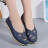 35-44 Ploché Dámské Boty Kožené Protiskluzové mokasíny Boty pro sestry Boty pro maminky Dámské sandály