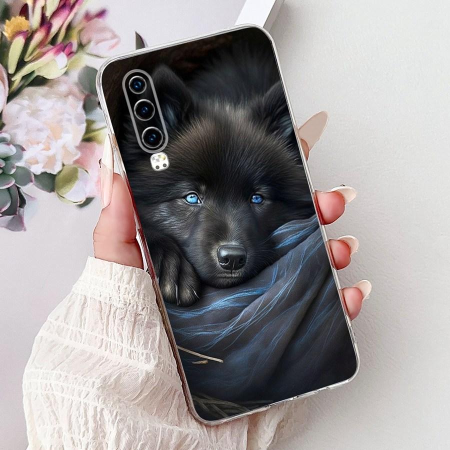 For Huawei P30 Lite Case MAR-LX1A Soft Silicone Cool Flower Pattern Shockproof Cover for HuaweiP30 P 30 Pro Lite Coque  Funda