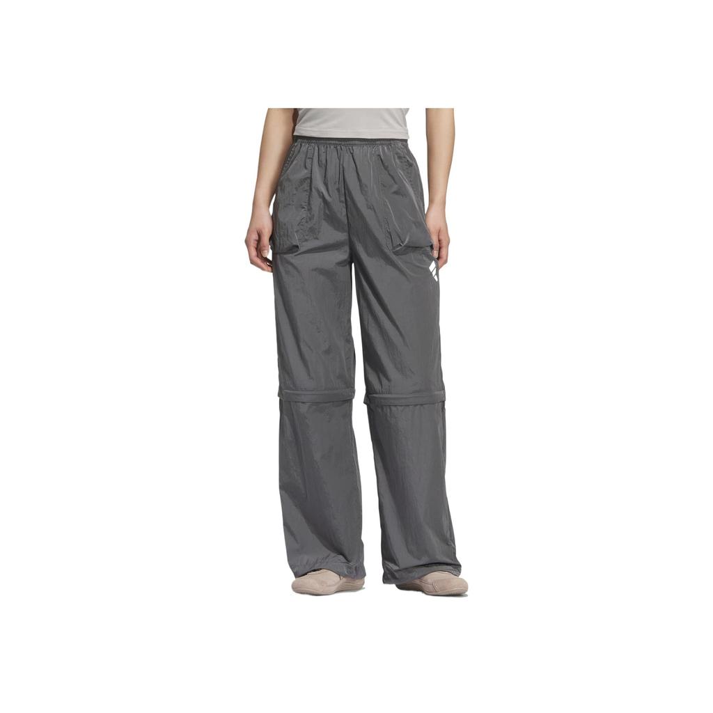 Adidas Fos Future Style Woven Pant Comfortable Fashion Simple Versatile Casual Pants Women Pants Gray KC3776