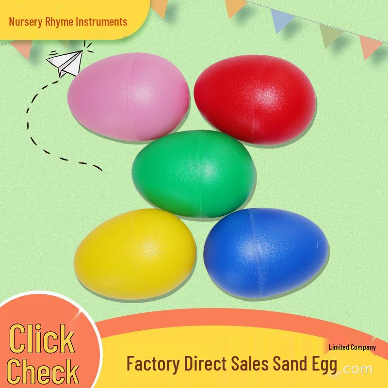 Vibrant Plastic Percussion Egg Shakers for Performance 00