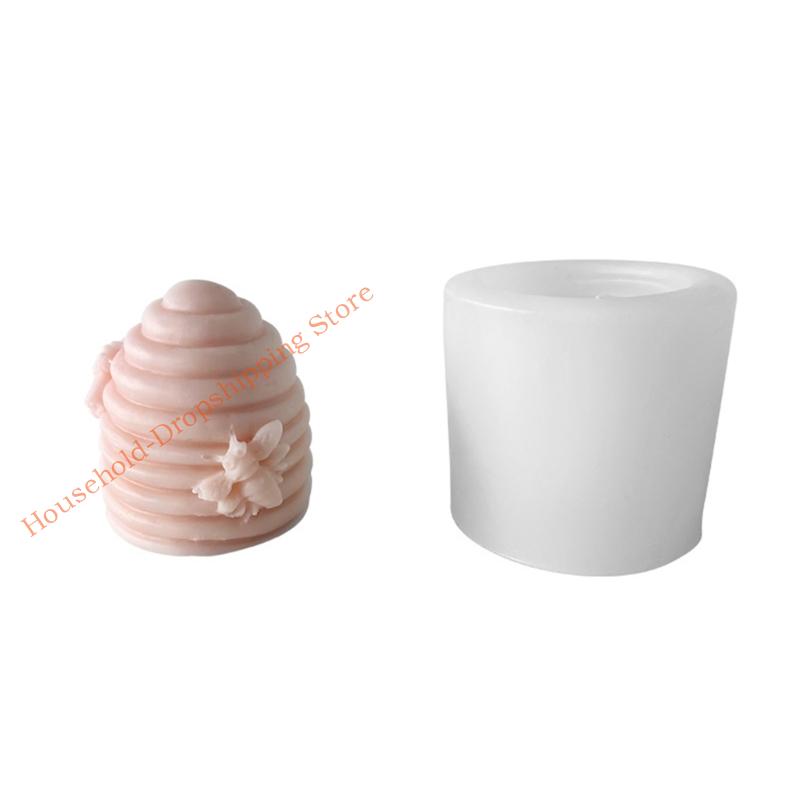 85AD DIY 3D Moulds Cylinder Molds Silicone Mold Handicrafts for Candle Making