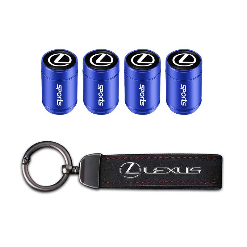 Car Tire Wheel Valve Caps Cover/Car Key Chain Ring Keychain For Lexus RX300 IS200 IS250 ES350 Ct200h UX250h NX300h RX350 ES300h