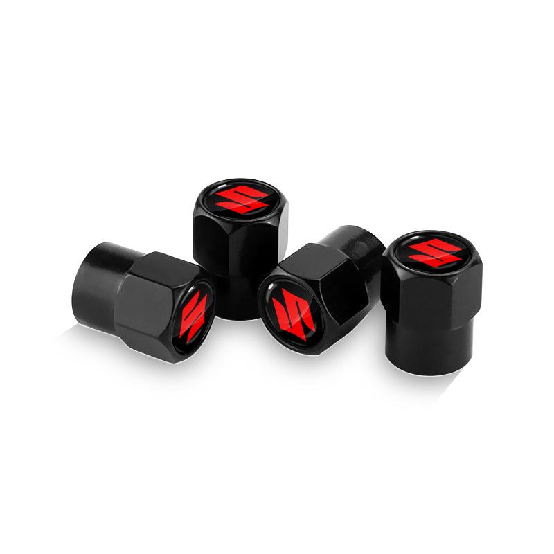4ks Krytky ventilov kolies pneumatík auta Kryty stoniek pneumatík Vodotesné proti prachu pre Suzuki BURGMAN DRZ GSXF SV 650 B-King GSR GSR750 GSR600