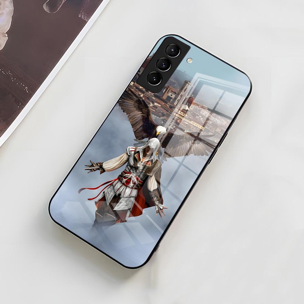 A-Assassins Game C-Creed Etui na telefon do Samsung A56 A36 A26 A16 A15 A25 A35 A55 A14 A34 A24 A54 Szklane Etui