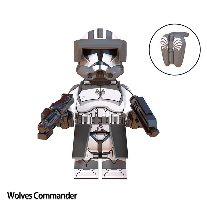 Star Wars Clone Wars Byggeklosser Wolfpack Wolfe Samlede Leker Puslespill