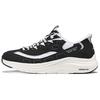 Bequeme Vielseitige Langlebige Niedrige Freizeit-Sneaker Damen Schwarz Weiß 150412-BKW