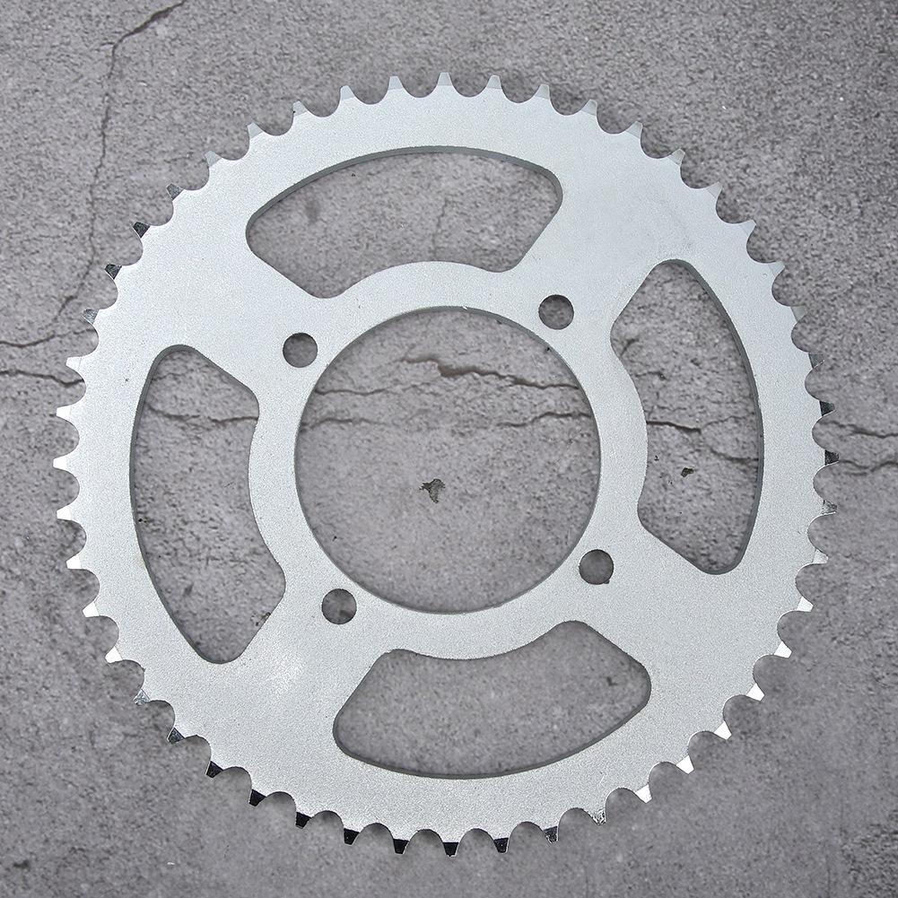 48T Teeth 76mm 428 Chain Aluminum Rear Sprocket Cog Fit for 250cc Pit Trail Dirt Bike Motorcros