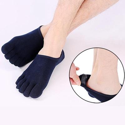 Neue Sommer Männer Fünf Finger Socken Baumwolle Mode Kappe Unsichtbare Rutschfeste Knöchel Atmungsaktive Anti-skid 5 Paar