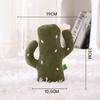 Cartoon Cactus Shaped Cat Plush Toy with Catnip Soft Comfortable Squeaky Indoor Interactive Chew Toy for Kitten Gatto Accessori