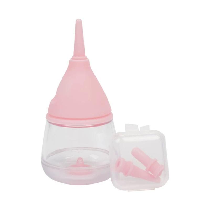 Pet Nursing Bottle with Detachable Lid Newborn Animals Anti-Choking Bottle