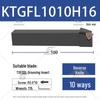 CNC External Shallow Groove Tool Holder KTGFR/KTGFL 1212H16/1616H16/2020K16