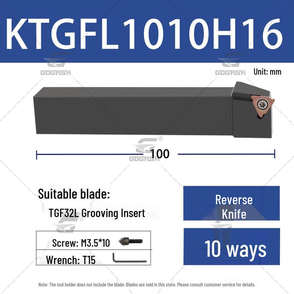 CNC External Shallow Groove Tool Holder KTGFR/KTGFL 1212H16/1616H16/2020K16
