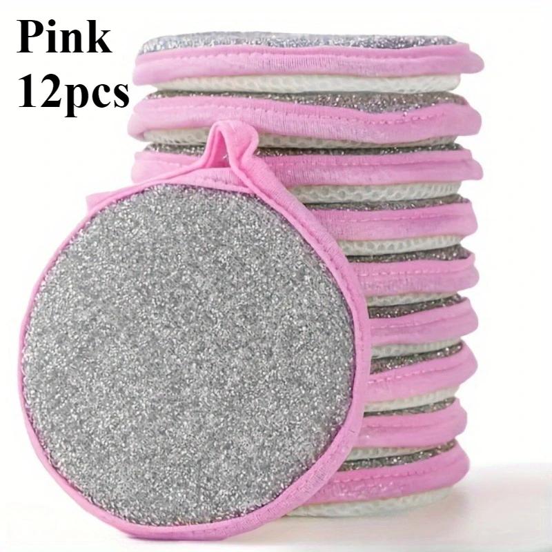 12PCS Kitchen Dishwashing Sponge Wipes and Wipes To Remove oil and dirt Powerful Cleaning and Brushing Pot Tools