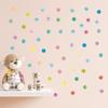 Ink Color Polka Dot Cartoon Home Wall Sticker Can Remove The Bedroom Living Room Background Decoration Sticker