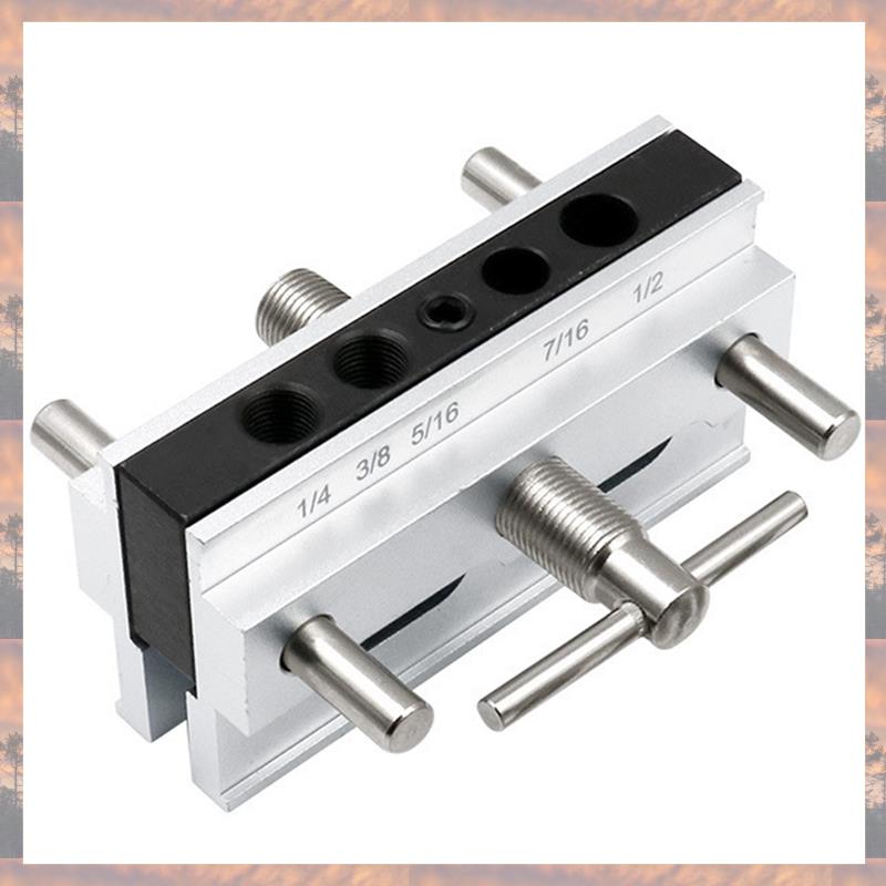 2025 Trend English Center Woodworking Punching Locator Set Woodworking Straight Hole Oblique Hole Locator With 6 Sleeves Easy In