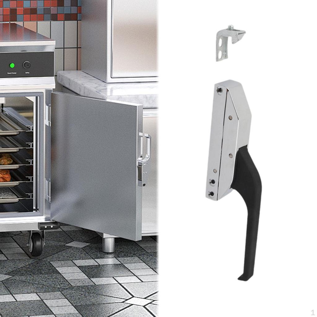 Latches Freezer Kit Walk In Cool Doors Handle Set Repair Part Metal Freezers Heavy Duty Home Cabinet