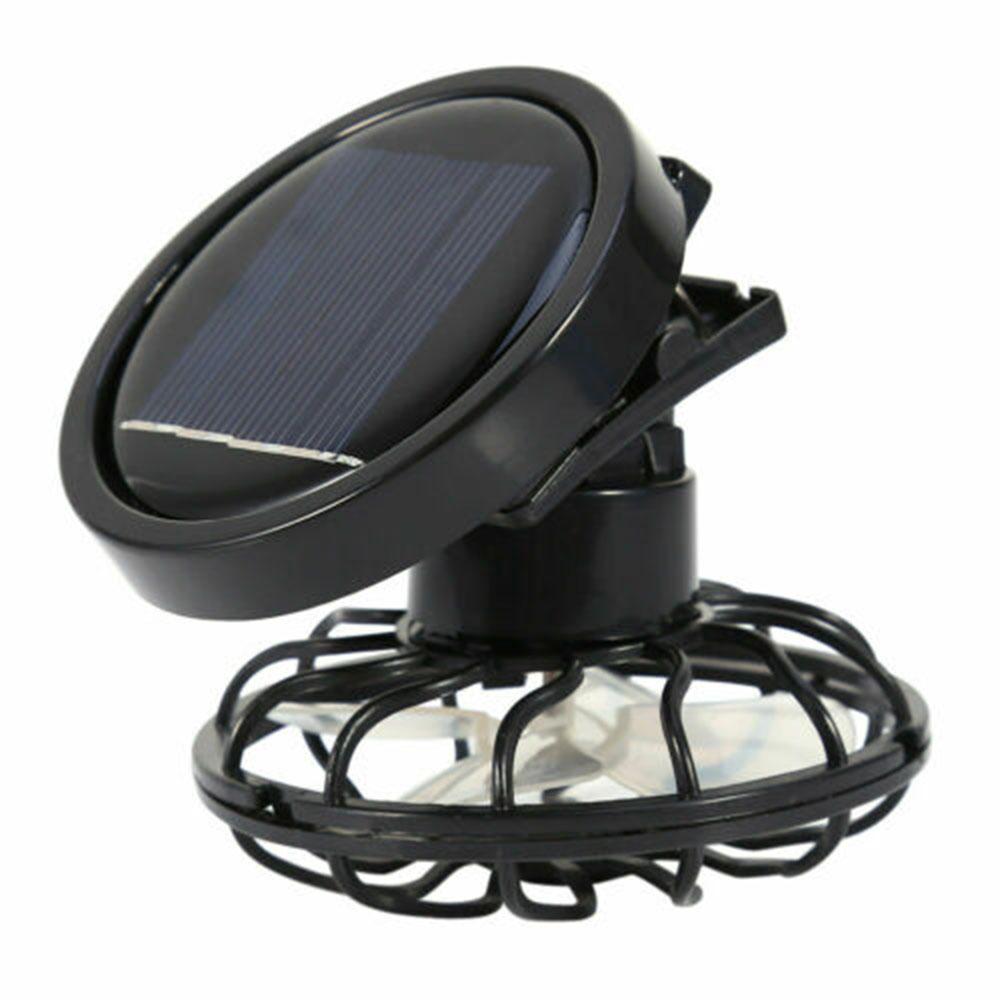 Mini Solar Power Panel Cooling Fan Clip 