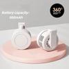 High Air Flow Wearable Neck Fan Ultra Quiet Portable Hanging Fan Clip-on USB Fan  Daily Commuting