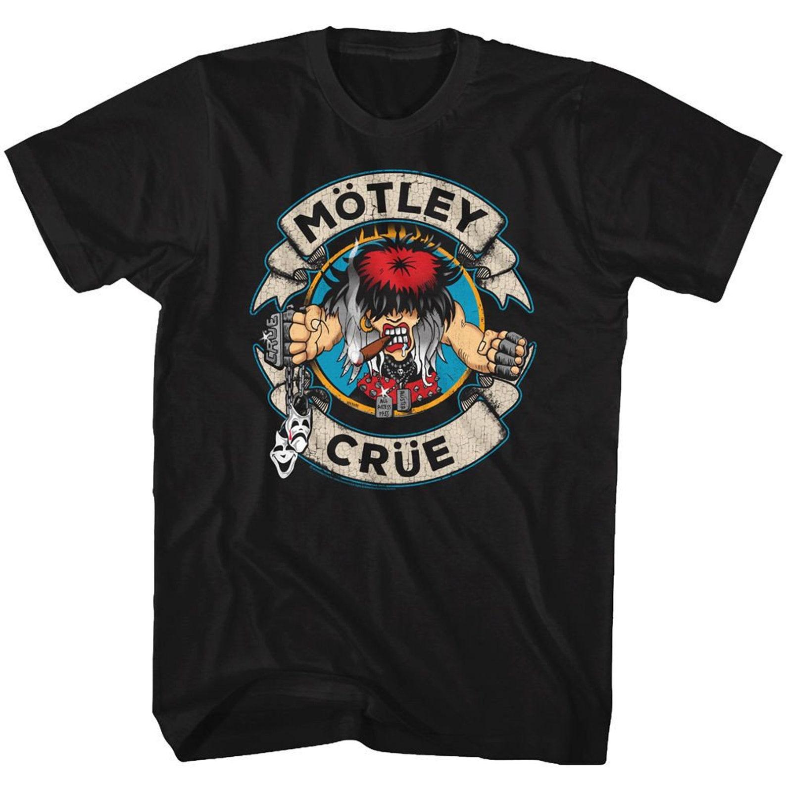 Motley Crue Motleycrue Black Adult T-Shirt L