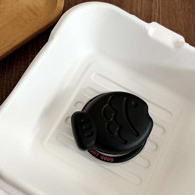 Solid Color Snapper Burning Magnetic Suction Mobile Phone Airbag Bracket Wind Niche Creative Desktop Bracket Watching Drama Stable