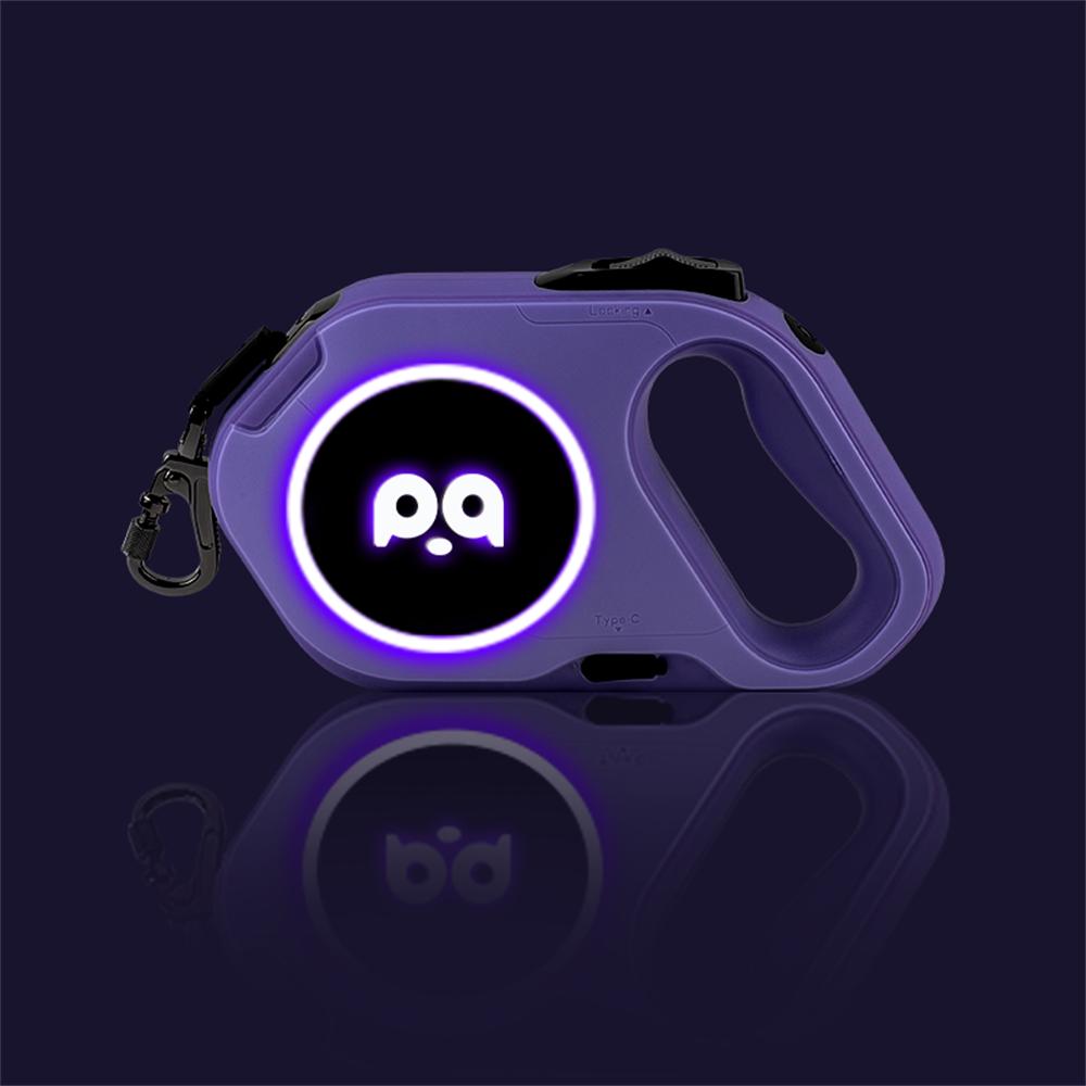 

5M Automatic Retractable Big Dog Leash for Medium Large Dogs LED Lighting Durable Pet Walking Nylon Lead Rope mascotas Leashes 5M-within 50kg