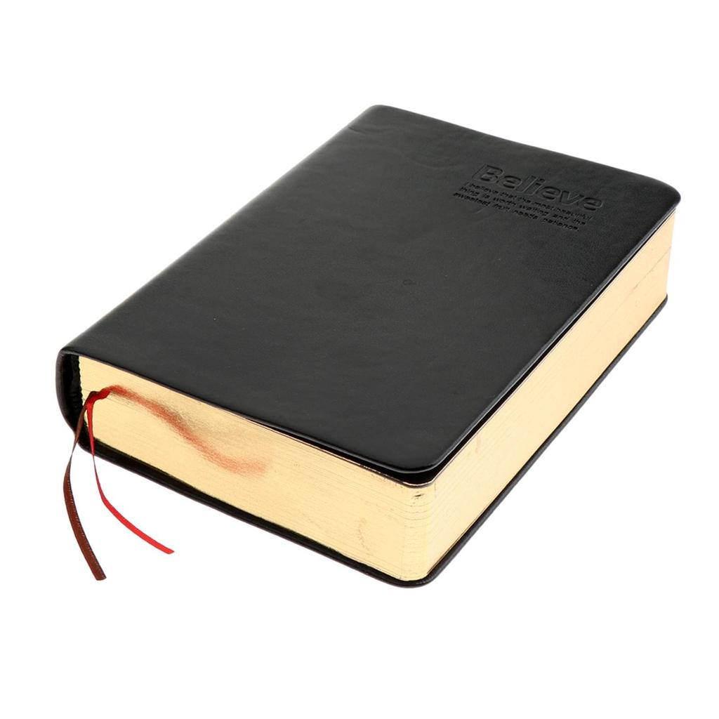 PETSOLA Business Notebook, Memo Pad, Bible Size, Thick Notebook, Diary, Journal, Stationery, Office Supplies