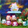 Handcrafted Gradient Nine-Tailed Fox Figurine - Ancient Style Cartoon Blind Box