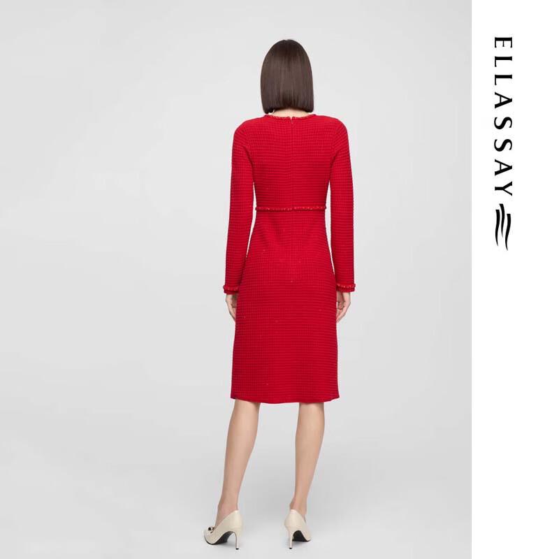ELLASSAY Soft Comfortable Designed Mid-length Dress