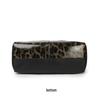 Leopard Print Women's Genuine Leather Commuter Tote & Crossbody Bag - Large Capacity Cowhide Shoulder Bag