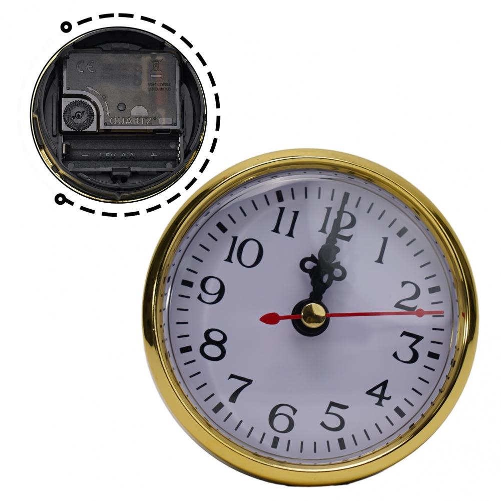 Gold Quartz Clock Insert Repairing Clocks Clock Accessories