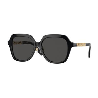 B.LOGO WOMAN Tample laterale cu logo Cadru placat Ochelari de soare pătrați Stil unisex pentru cuplu